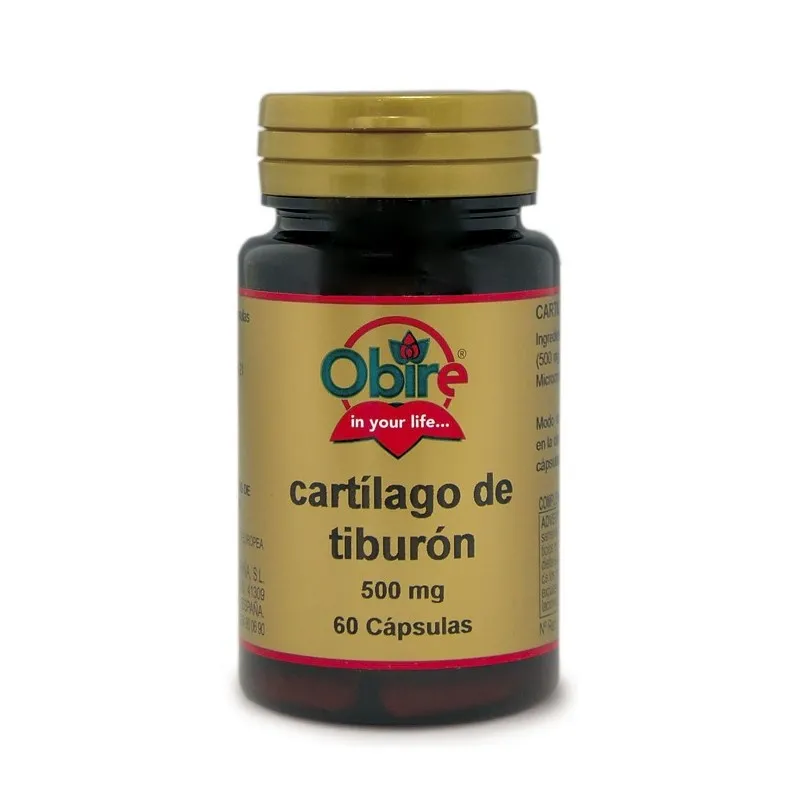 OBIRE CARTILAGO DE TIBURON 500 MG 60 CAPSULAS