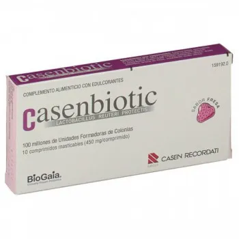 Casenbiotic Fresa 10 Comprimidos