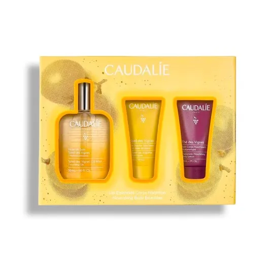 CAUDALIE COFRE HUILE SOLEIL + GEL + LOCION