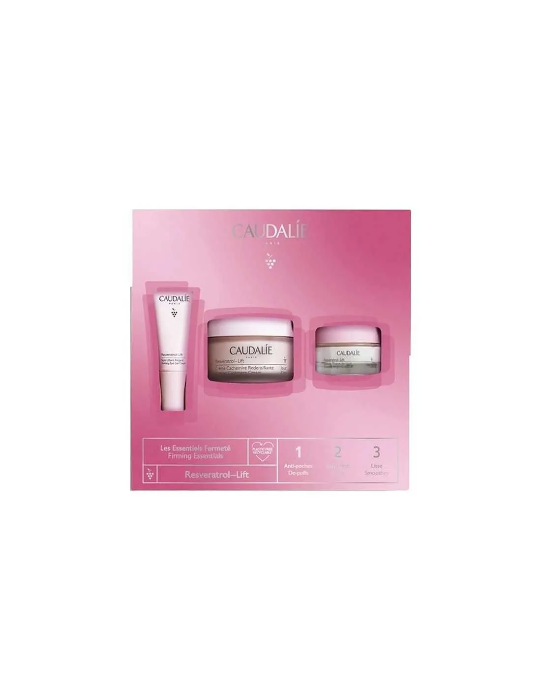 Caudalie Cofre Resveratrol Crema Cachemire 50ml+Firming Age 5ml+ Resveratrol Nigth 15ml