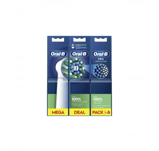CEPILLO ELECTRICO 6 RECAMBIO ORAL-B PRO CRO