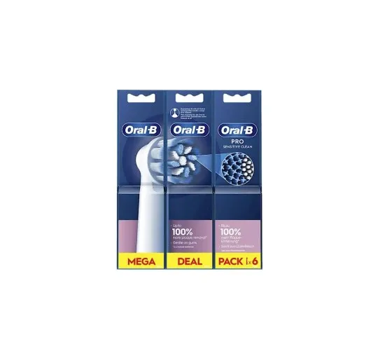 CEPILLO ELECTRICO 6 RECAMBIO ORAL-B SENSITI