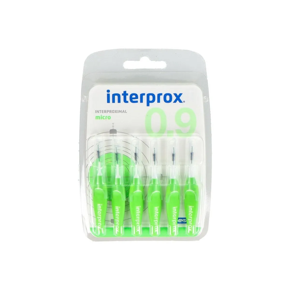 Cepillo Interdental Interprox 4g Micro Recto Verde 6 U