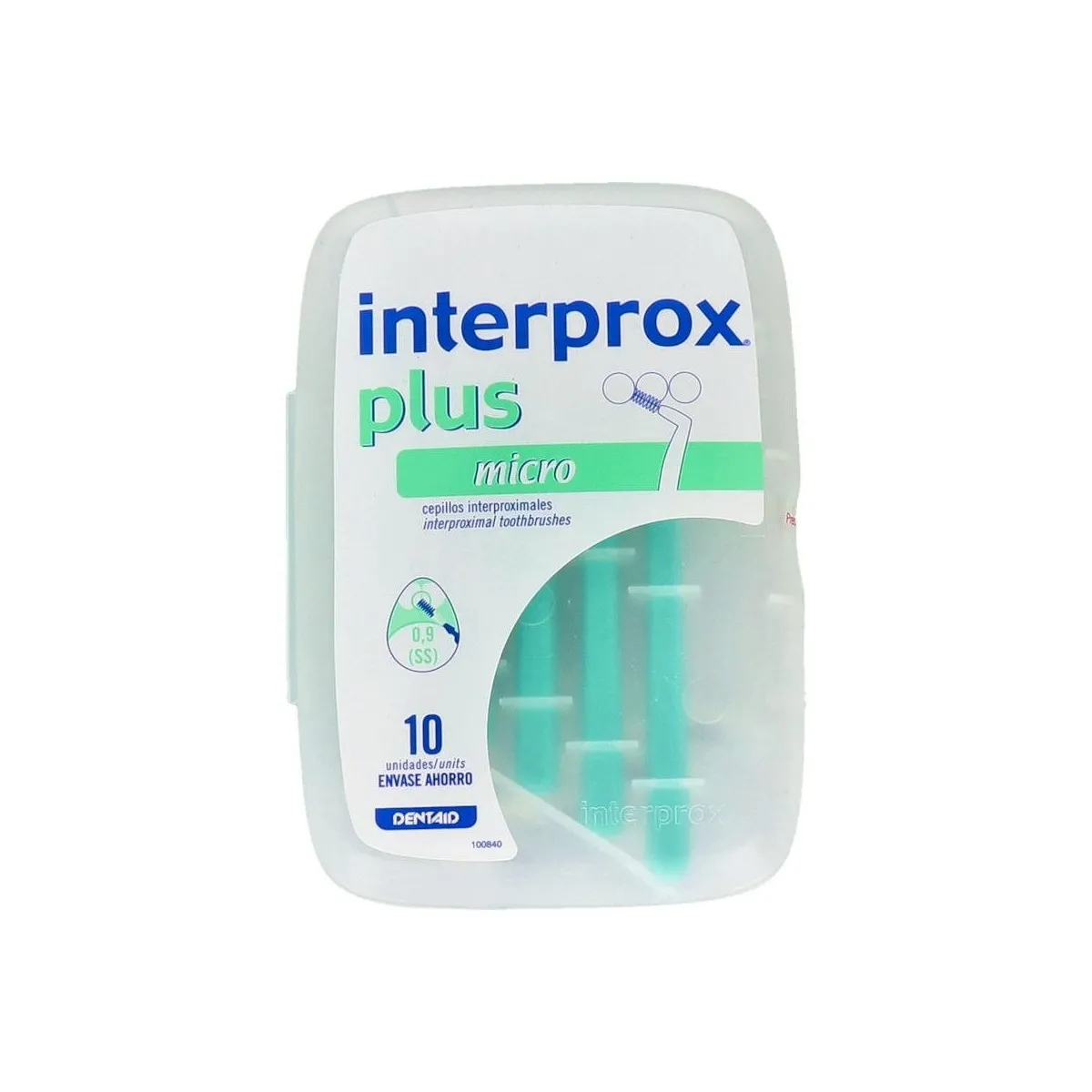 Cepillo Interdental Interprox Plus Micro Angu Turquesa 10 U