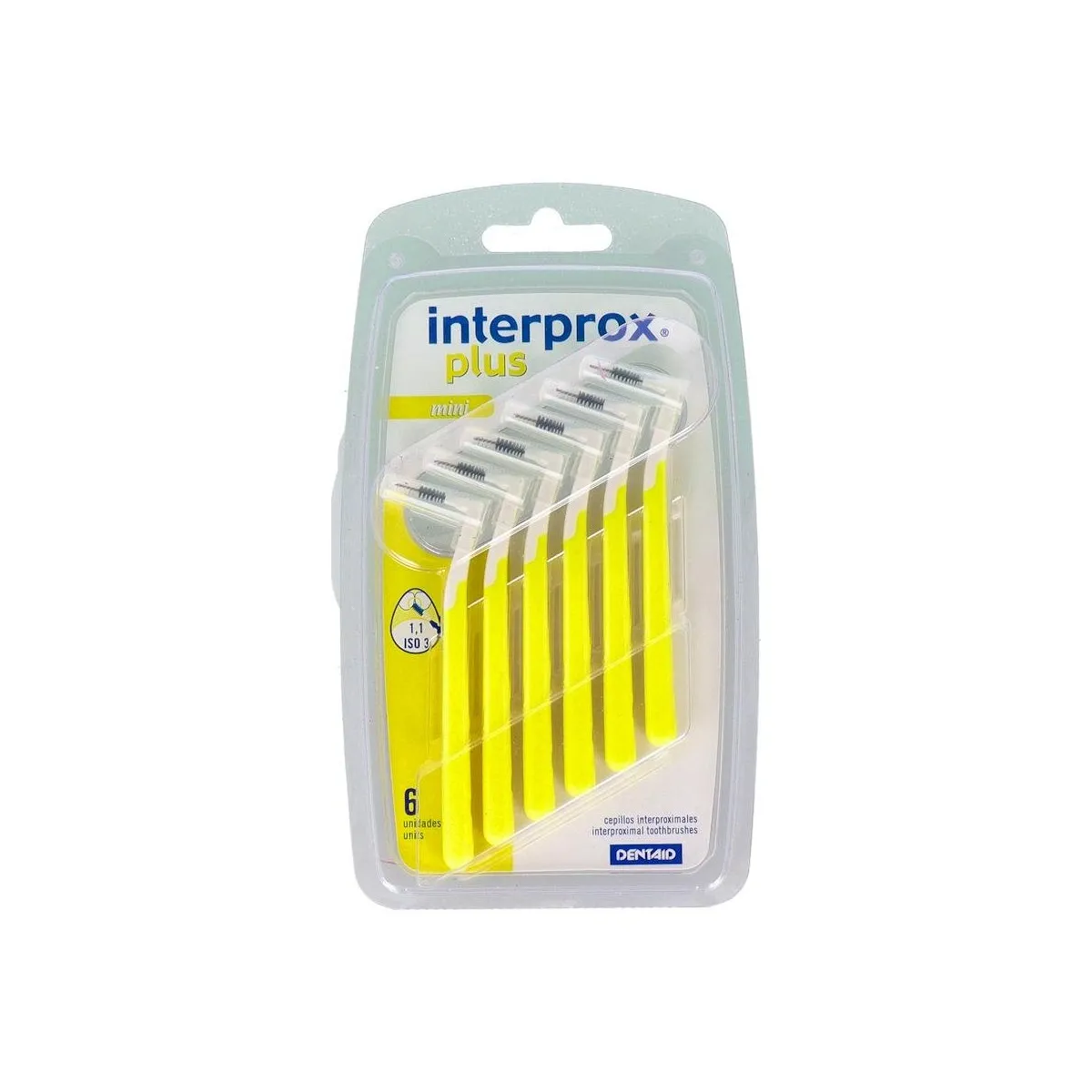 Cepillo Interdental Interprox Plus Mini Angu Amarillo 6 U