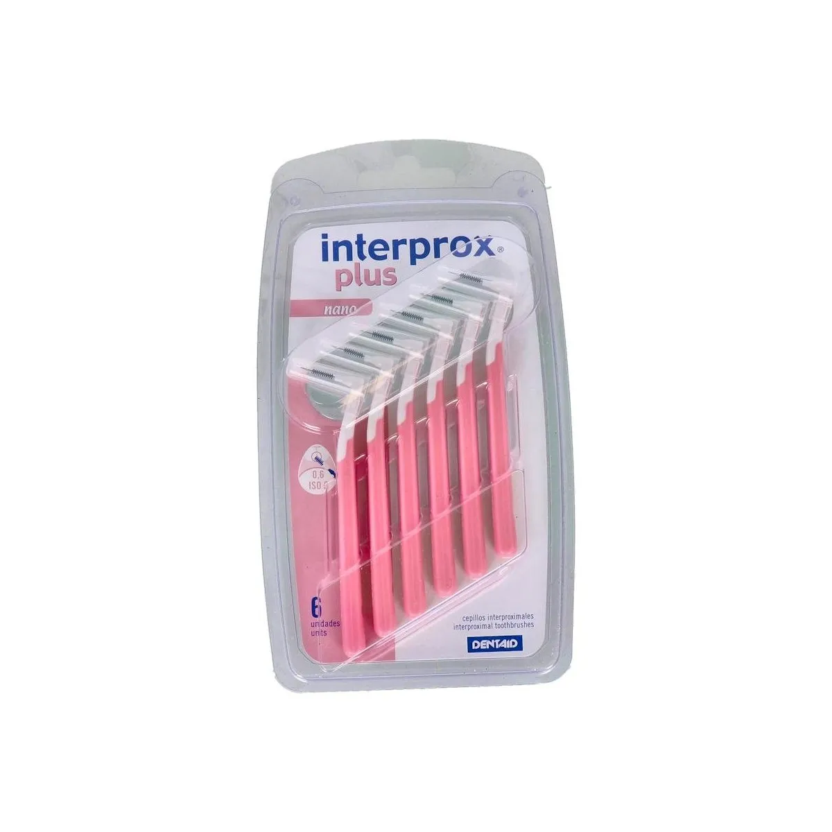Cepillo Interdental Interprox Plus Nano Angu Rosa 6 U