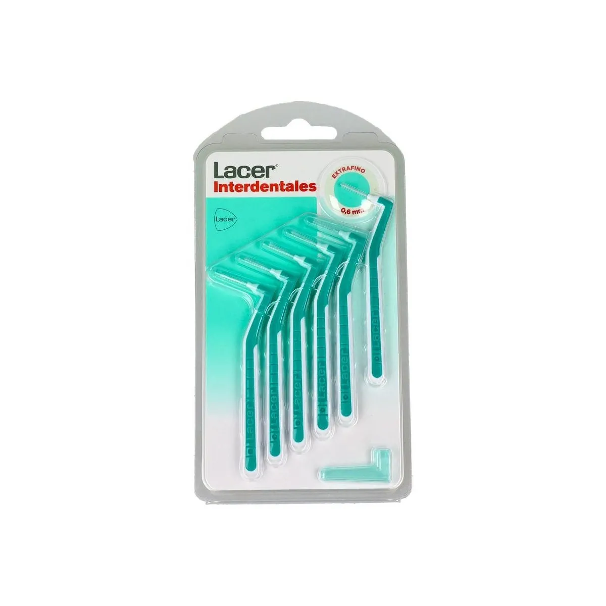 Cepillo Interdental Lacer Extrafino Angu Turquesa 6 U