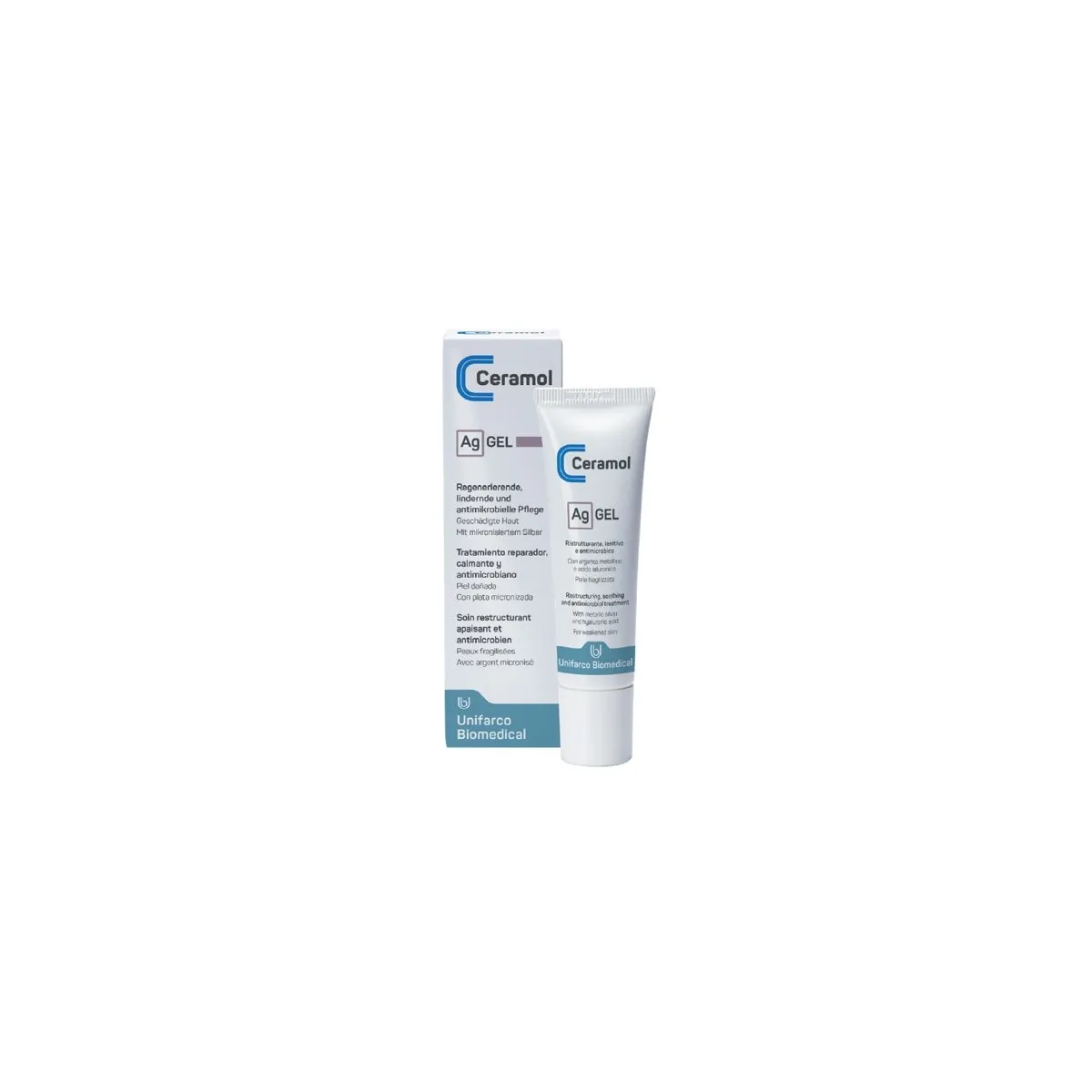 Ceramol Ag Gel Reparador De Heridas 30 Ml