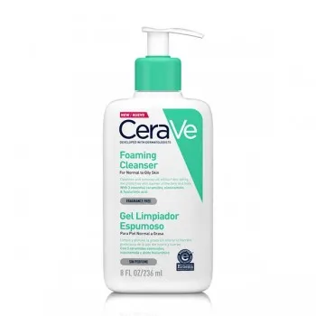 Cerave Gel Limpiador espumoso 236 ml