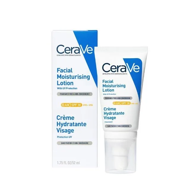 CeraVe Loción Hidratante de Rostro SPF30 52ml