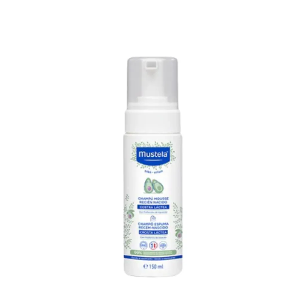 Champú mousse Recién Nacido, 150 ml. - Mustela