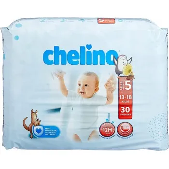 Chelino Talla 5 13-18 kg 30 Pañales