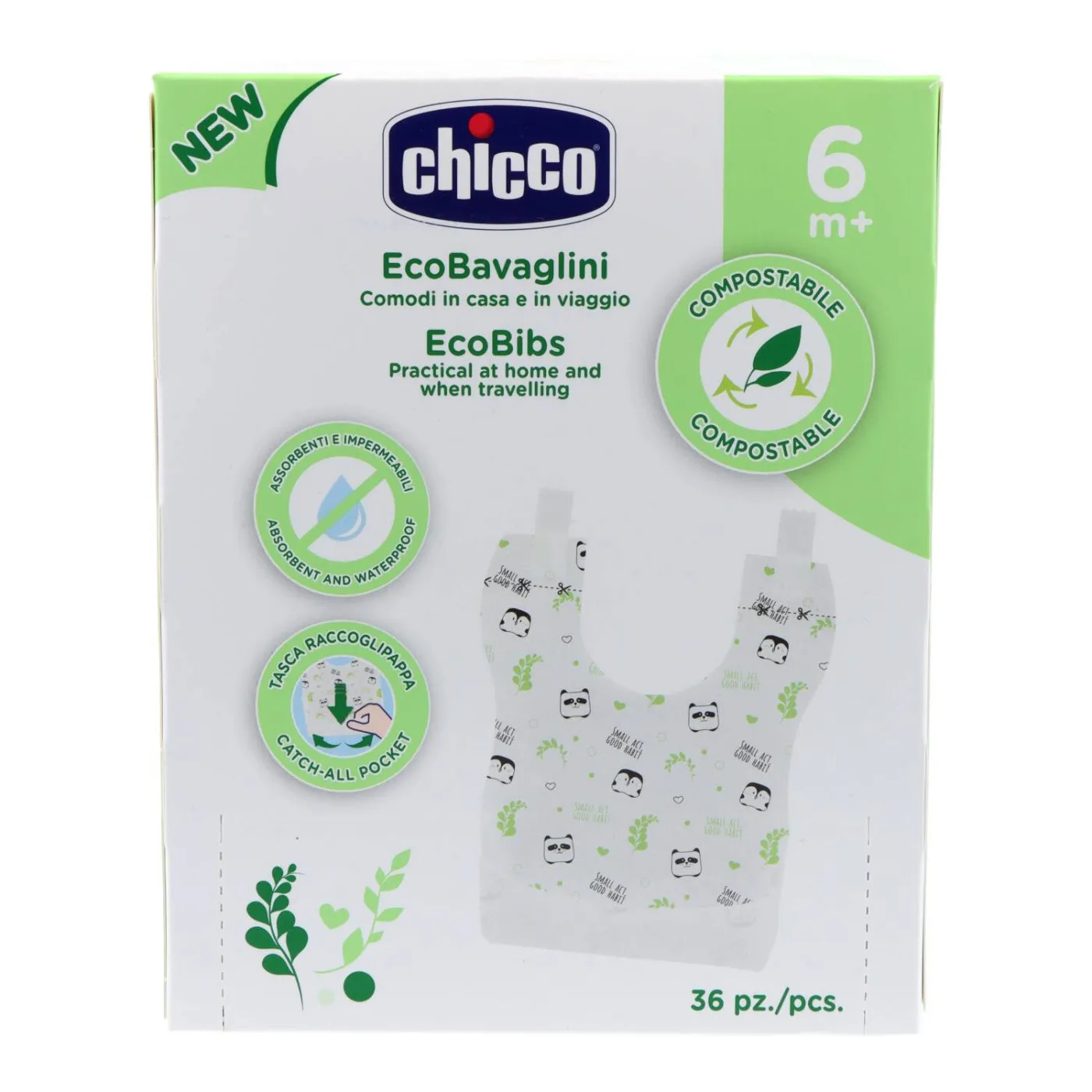 Chicco Babero Monouso Eco 36 Uds