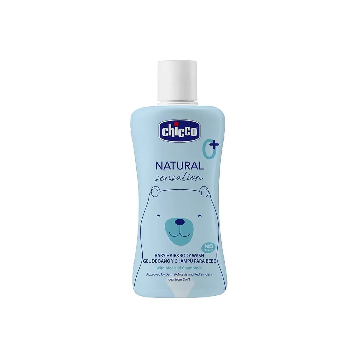 Chicco Natural Sensation Gel Cuerpo Cabello 200ml 0m+