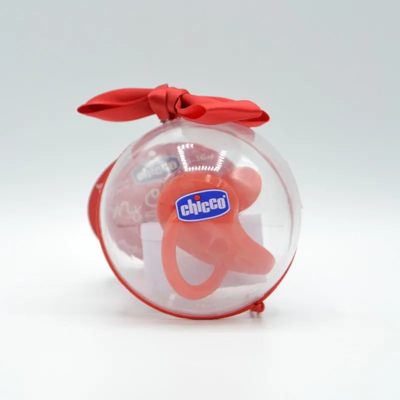 CHUPETE CHICCO TODOSILICONA ROJO 6-16M