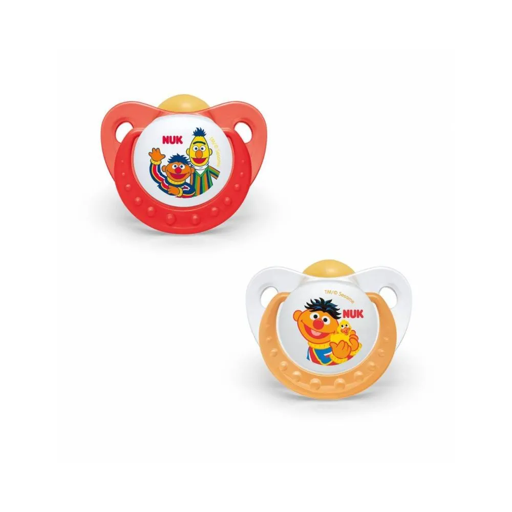 CHUPETE LATEX NUKETE T-2 BARRIO SESAMO 2 U