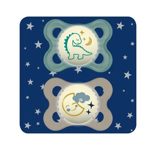 Chupete Original Night, Niño, 0+ meses, 2 uds. - MAM