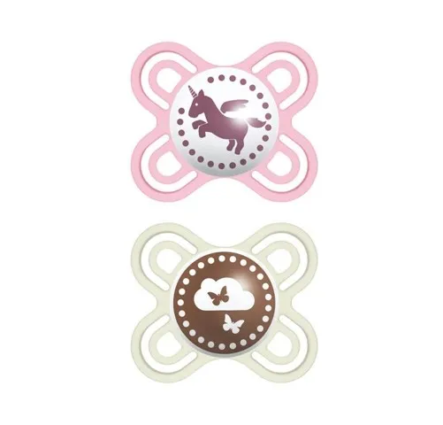 Chupete Perfect Star Niña, 0-2 meses, 2 uds. - MAM