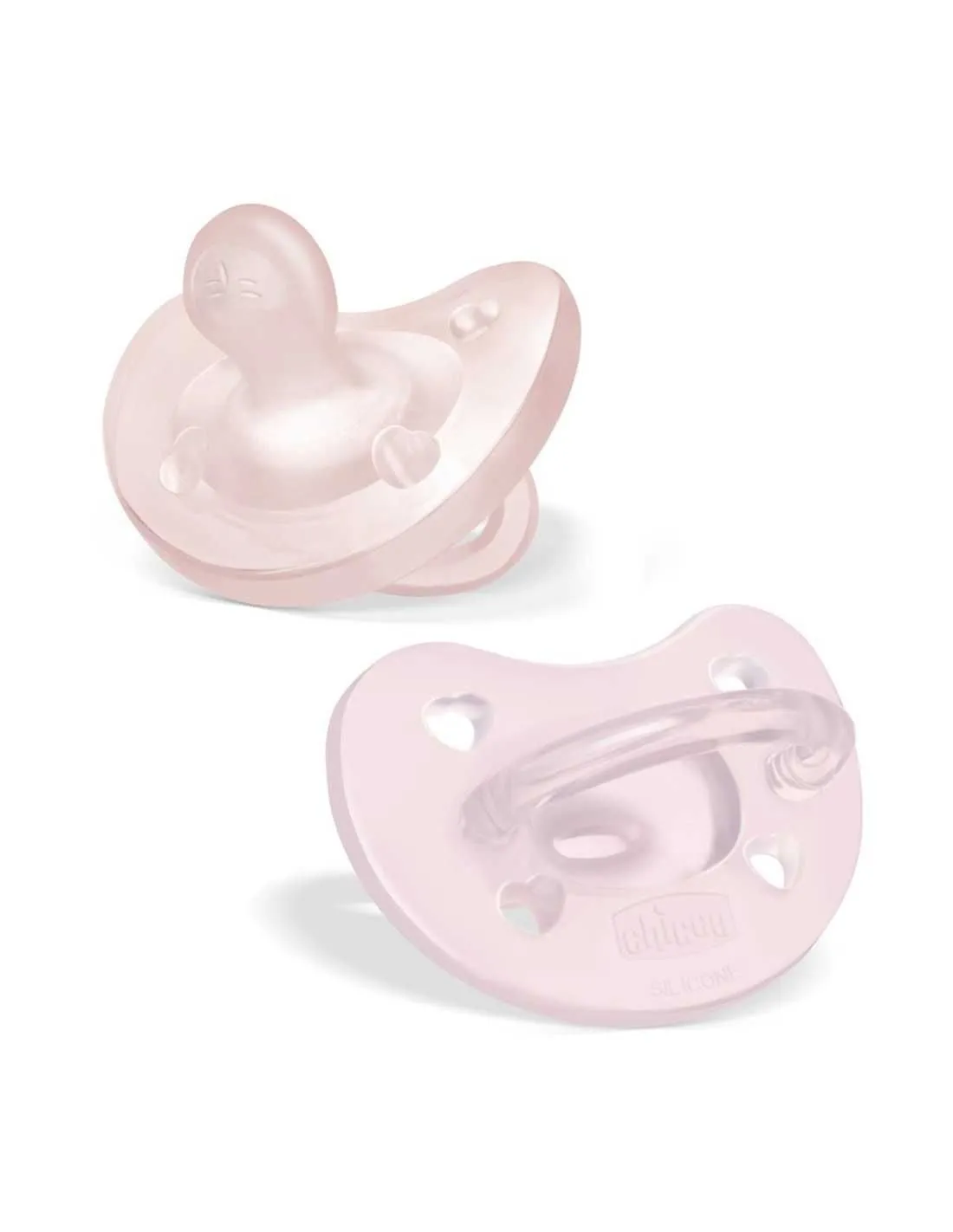 Chupete Silicona Chicco Physio Minisoft 2 - 6 Mese 2 Unidades Color Rosa
