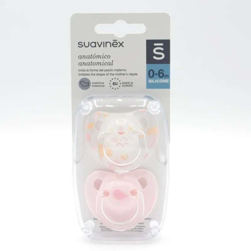 CHUPETE SUAVINEX SILICONA ANATOMICO 0-6M 2U R
