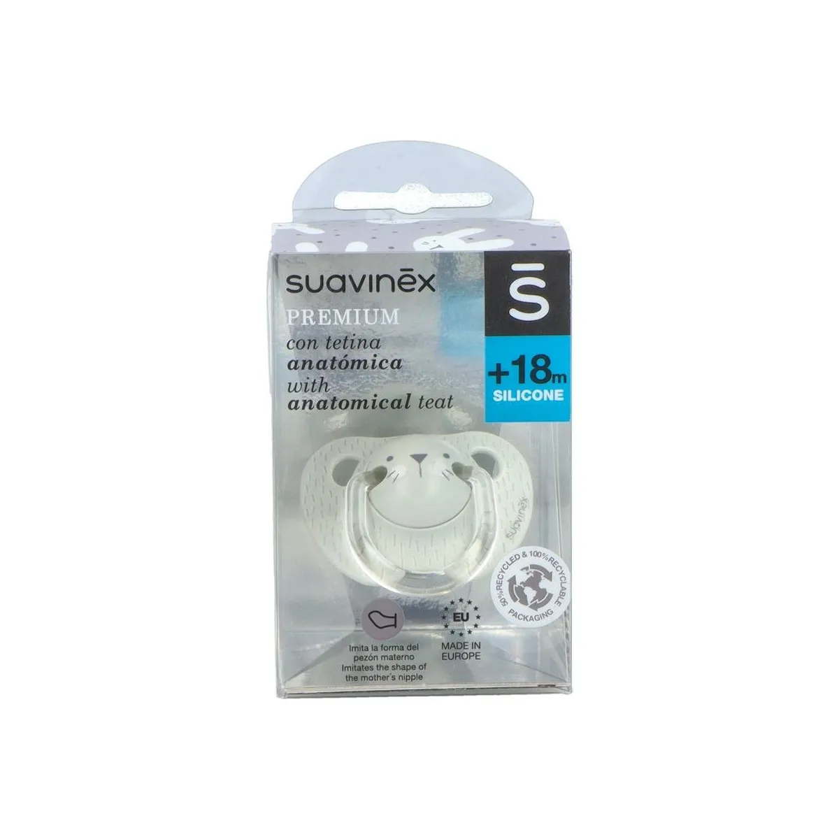 Chupete Suavinex Evolution Silicona Anat 18m+ 1 Un