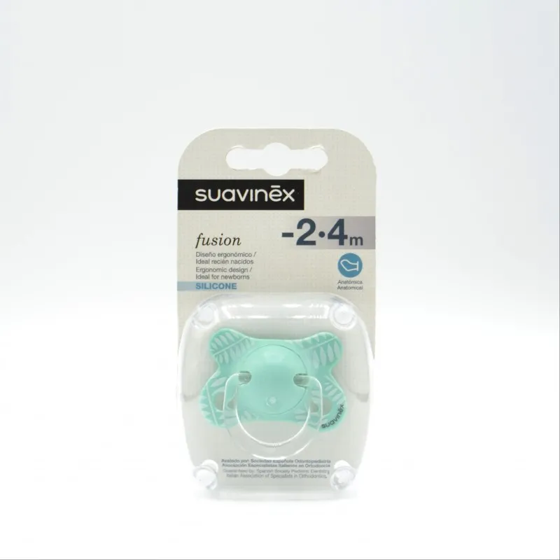 CHUPETE SUAVINEX FUSION ANATOMICO SILICONA 2-4M 1UD MARIPOSA