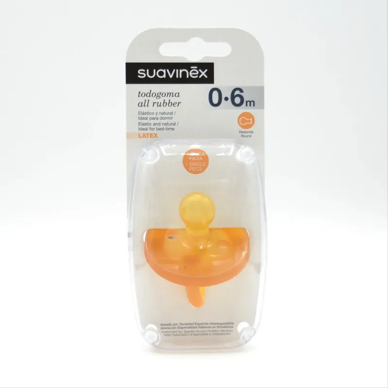 CHUPETE SUAVINEX TODOLATEX REDONDA 0-6M