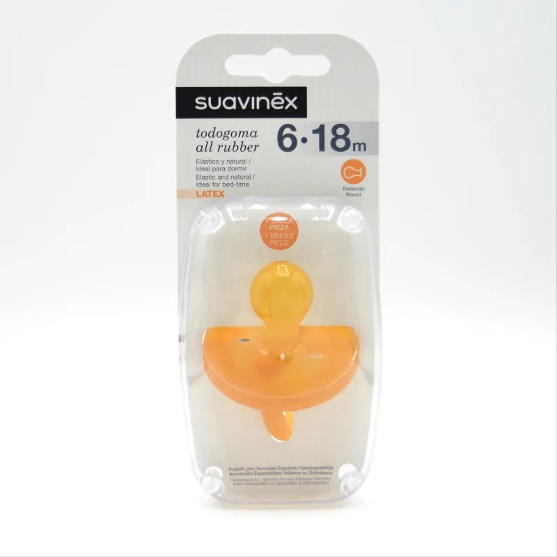 CHUPETE SUAVINEX LATEX TODOGOMA REDONDA 6-18M