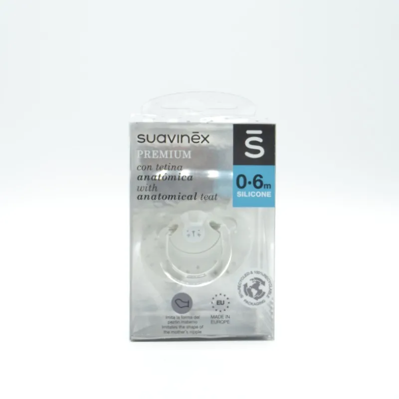 CHUPETE SUAVINEX PREMIUM SILICONA ANATOMICO 0-6M 1UD