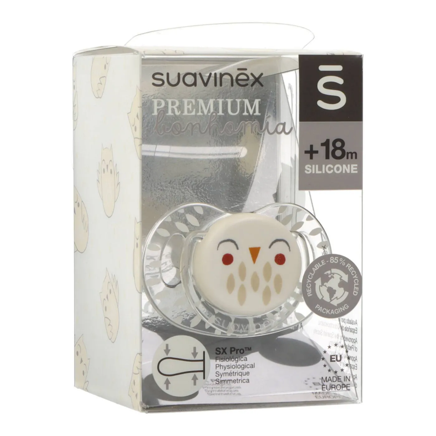 Chupete Suavinex Premium Silicona Fisiologica 18