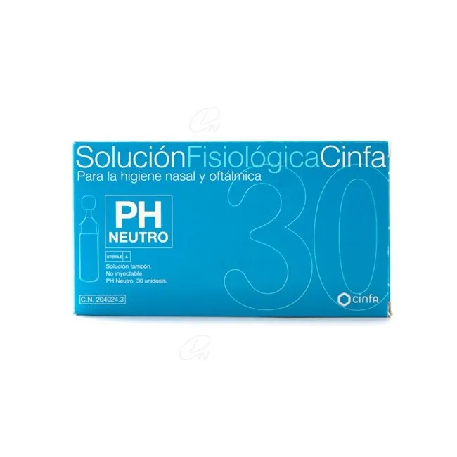 Cinfa Higiene Oftalmica Suero Fisiologico Monodosis 5 ml 30 U