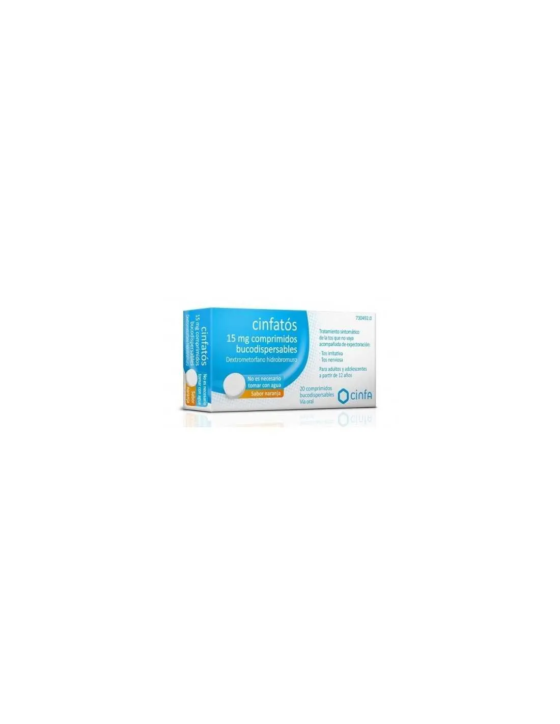 Cinfatos 15 Mg 20 Comprimidos Bucodispersables (pvc-pvdc/al)
