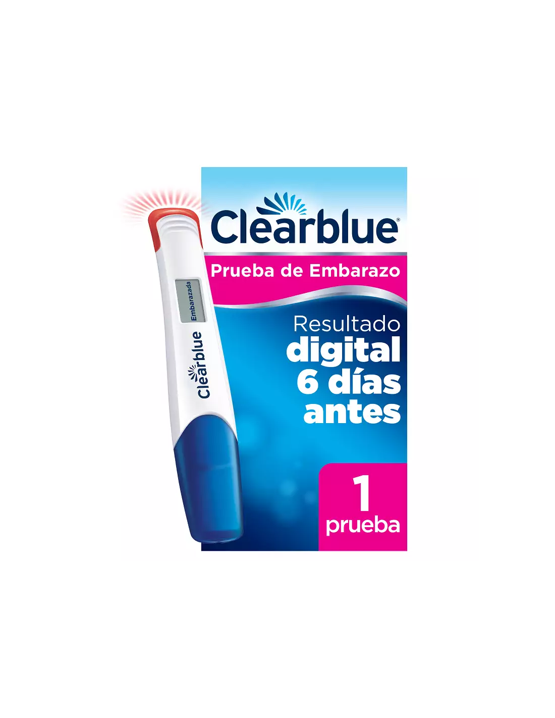 Clearblue Test Embarazo Detección Temprana 6 días antes Digital