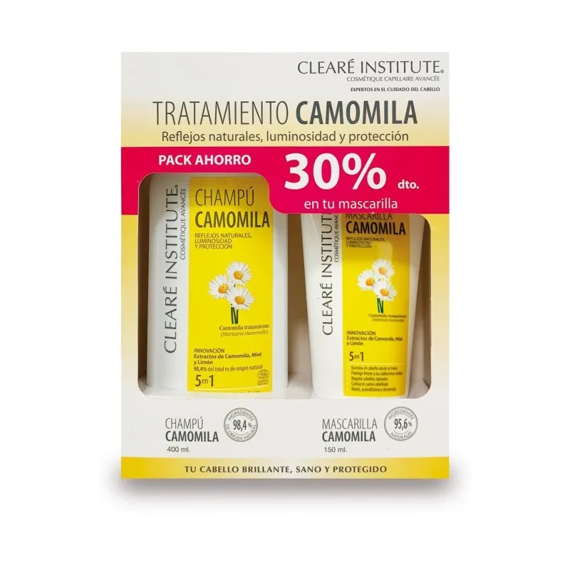 CLEARE INSTITUTE PACK CAMOMILA CHAMPU + MASCARILLA