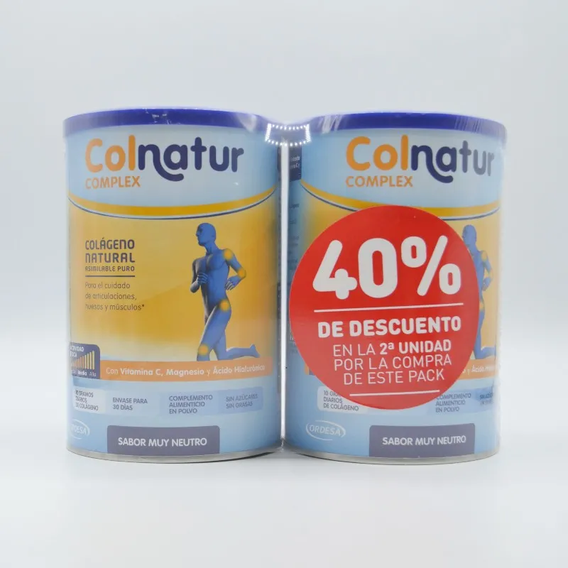 COLNATUR COMPLEX NEUTRO DUPLO 2%UD AL 40%DTO 330G