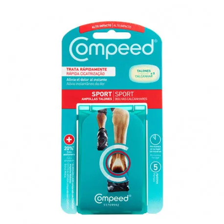 Compeed Sport Ampollas Talones 5 apósitos