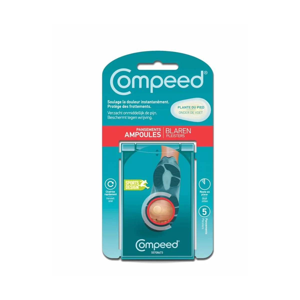 Compeed Ampollas Planta del pie -5 uds.