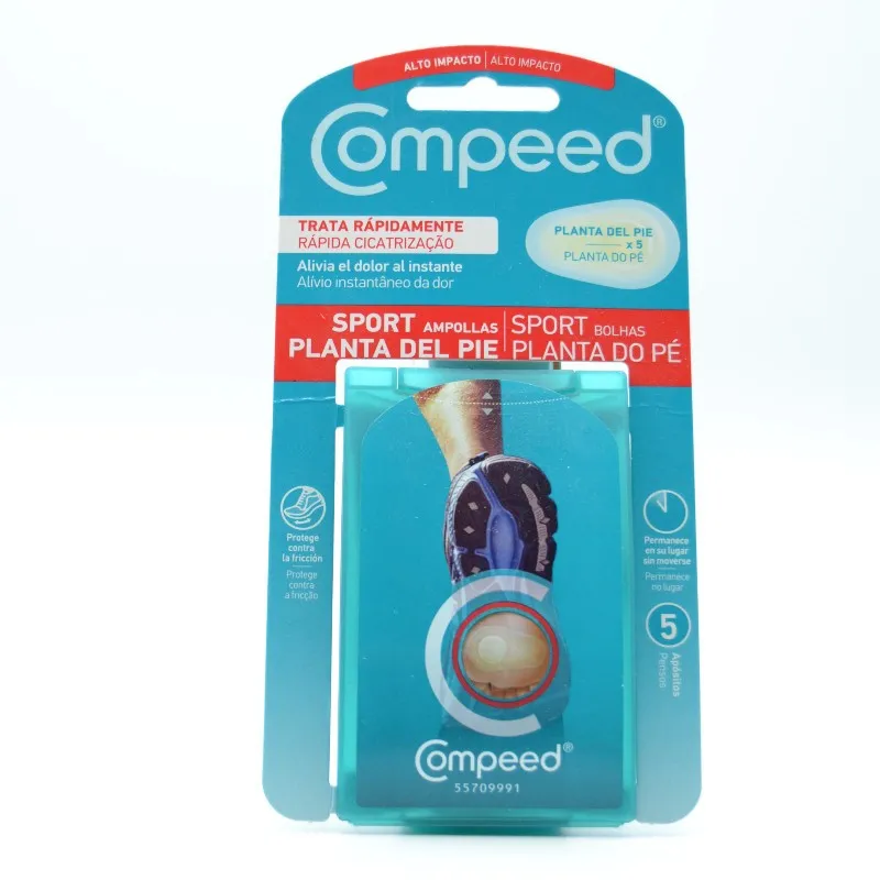 COMPEED SPORT AMPOLLAS PLANTA PIE 5 U