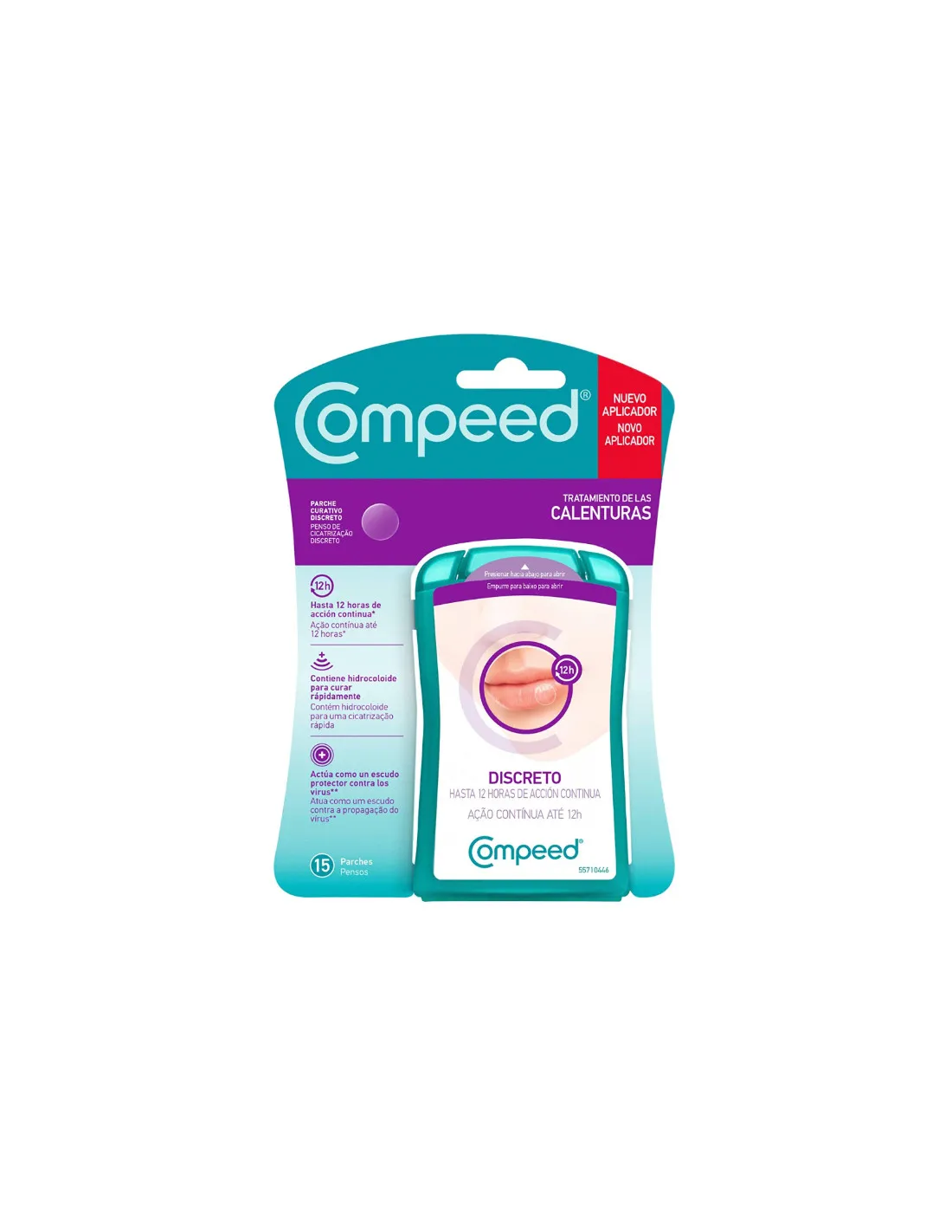 COMPEED CALENTURAS DISCRETO 15 PARCHES