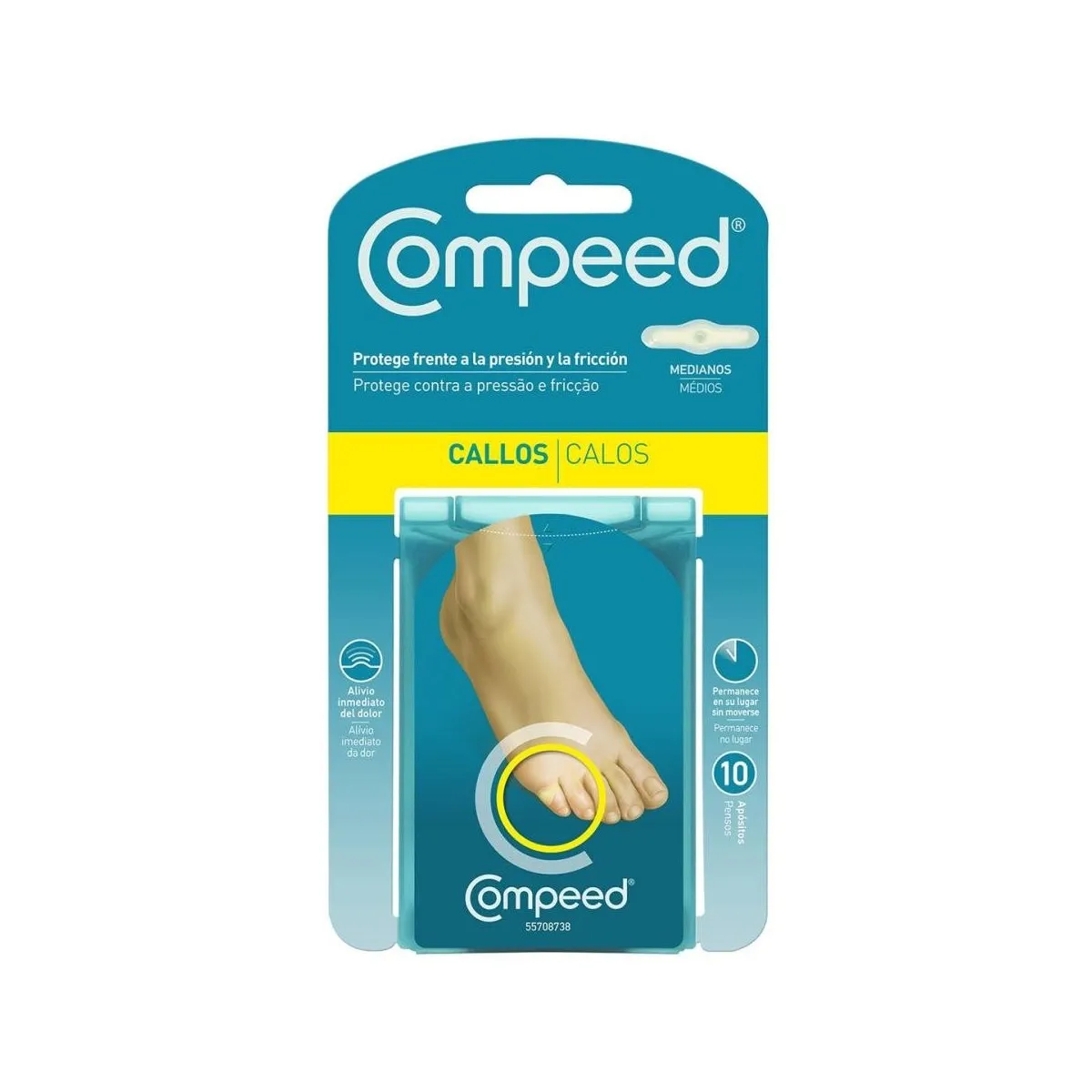 Compeed - Callos Medianos 10 Apósitos