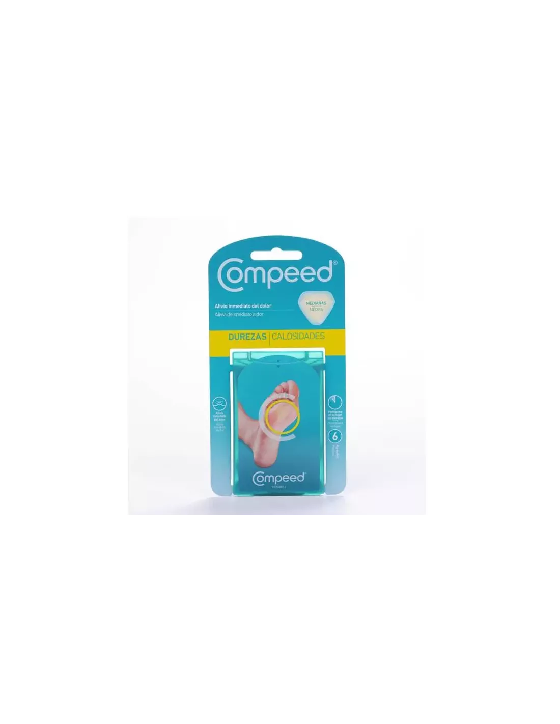 COMPEED DUREZAS CALLOSIDADES 6 UNID MEDIANO