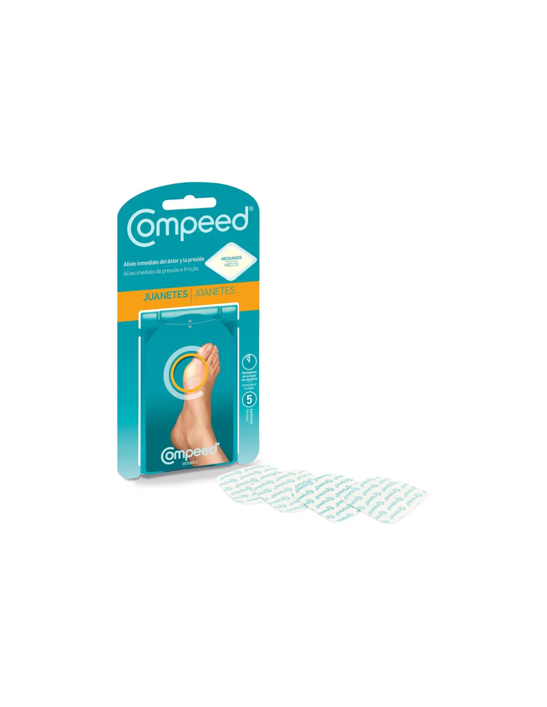 COMPEED JUANETES 5 APOSITOS HIDROCOLOIDE