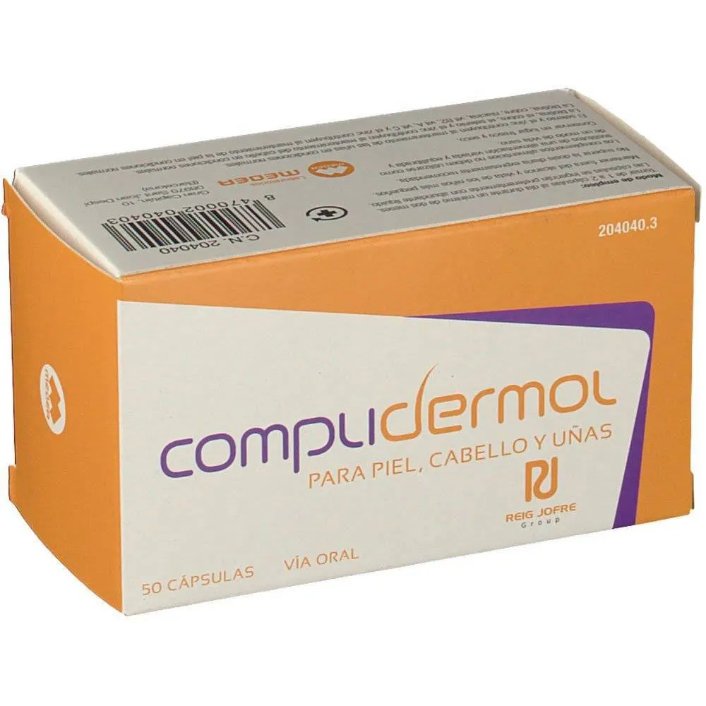 Complidermol 50 cápsulas