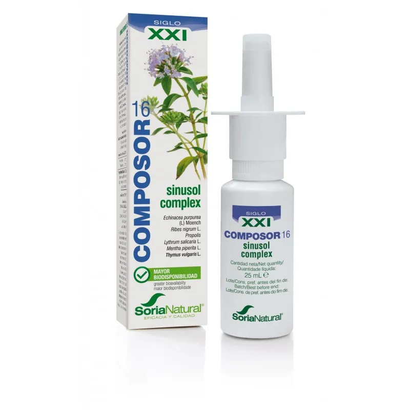 SORIA NATURAL COMPOSOR 16 SINUSOL 25 ML