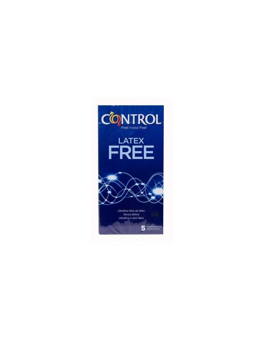 Control Free de Poliuretano Preservativo Sin Látex 5 U