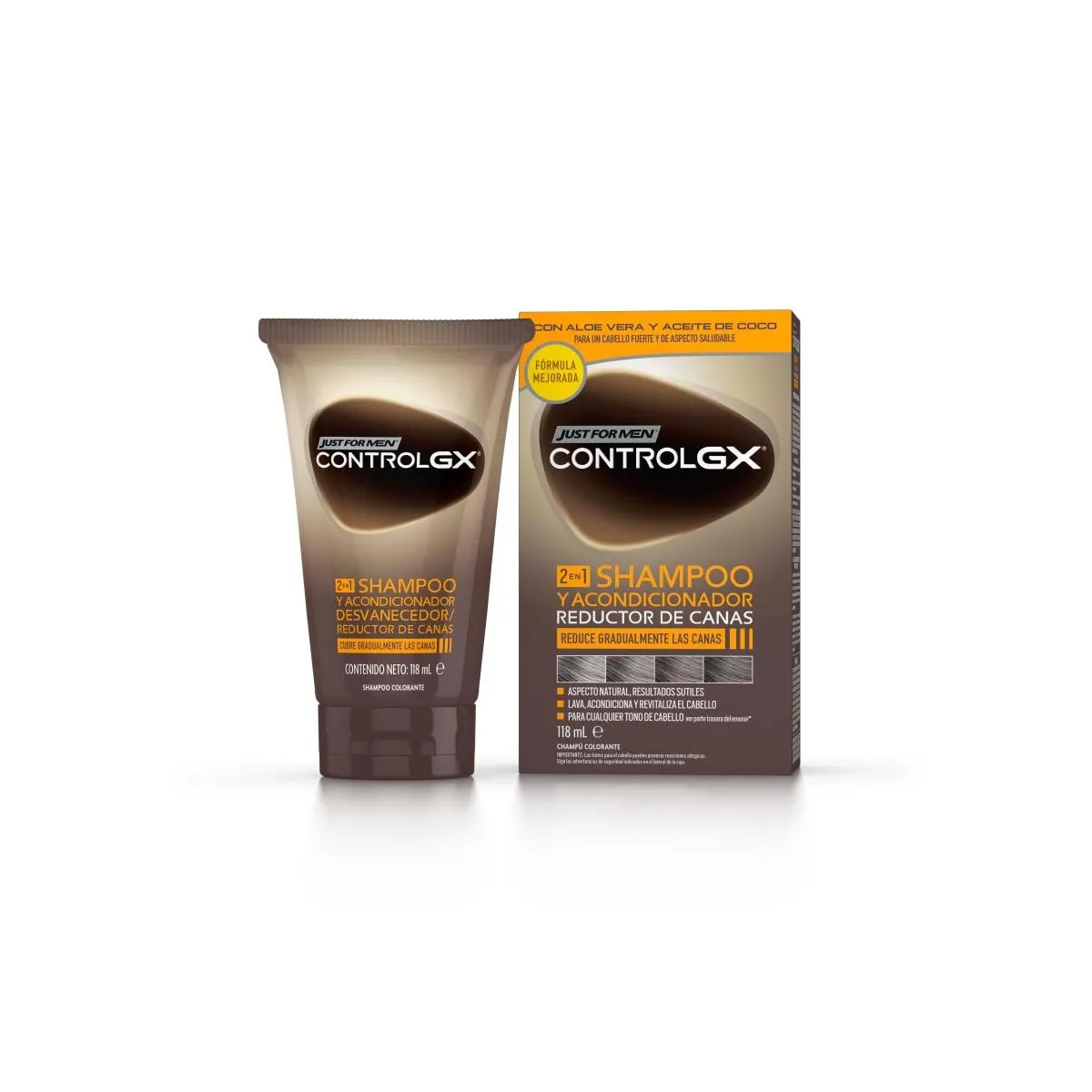 Control Gx Champu Y Acondicionador 118 Ml.