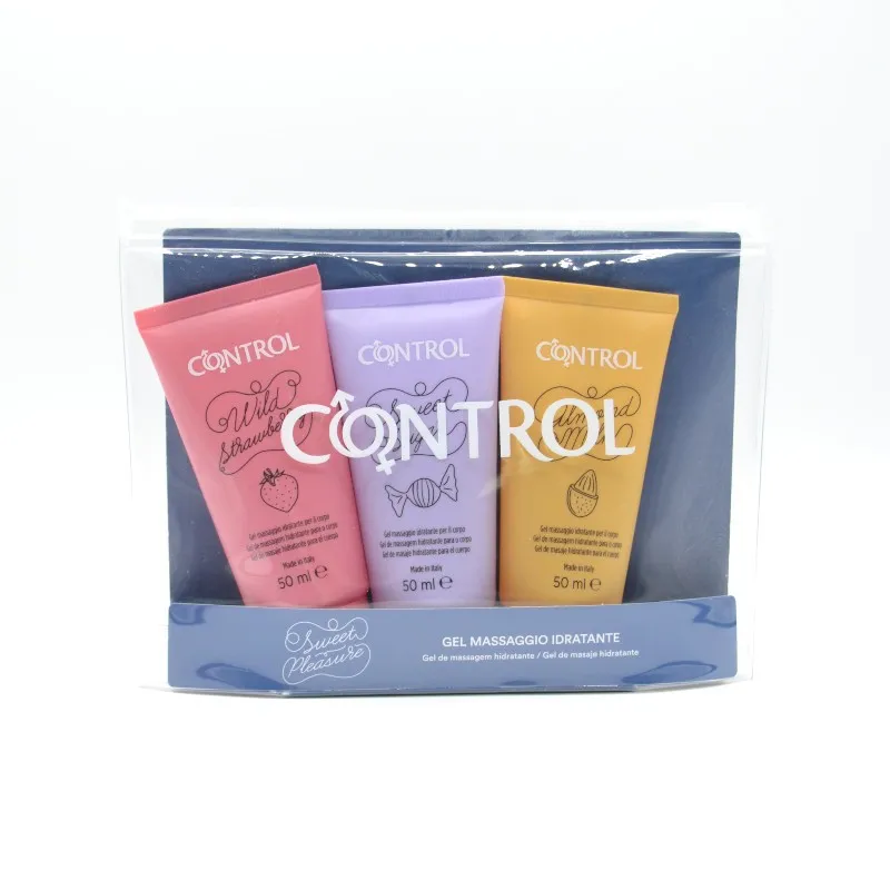 CONTROL KIT DE VIAJE GEL DE MASAJE 3X50ML