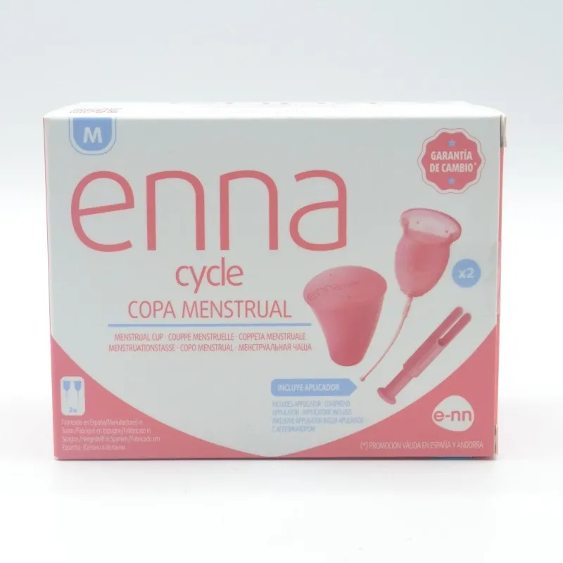 COPA MENSTRUAL ENNA CYCLE T- M CON APLICADOR