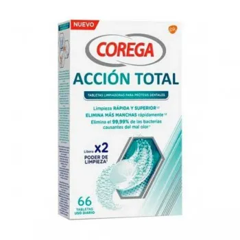 Corega Pastillas acción Total 66 Tabletas