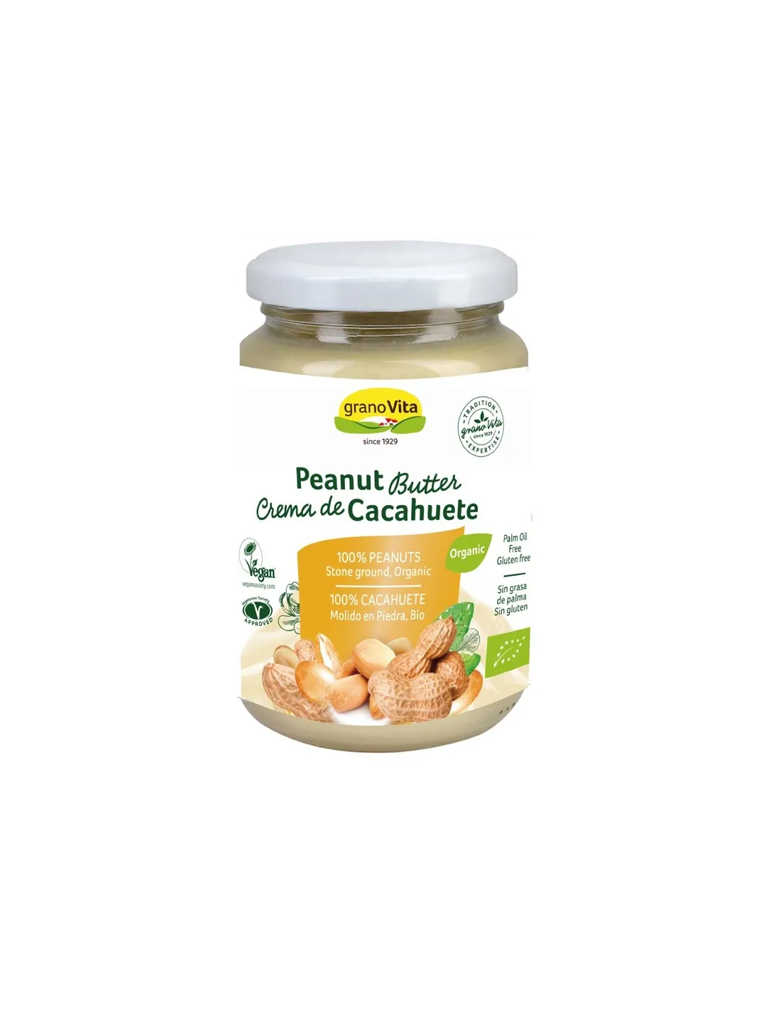 Crema De Cacahuete 350Gr. Bio de Granovita